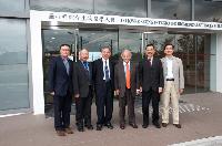 (from left) Prof. Li Gang, Prof. Kenneth K.H. Lee, Prof. Chan Wai-Yee, Prof. Arthur S. Levine, Prof. Fung Kwok-Pui and Prof. Cho Chi-Hin